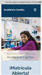 Mobile Screenshot of academiacambu.com